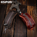 Leather Key Wallet Pouch Business Men Key Case Bag Holder