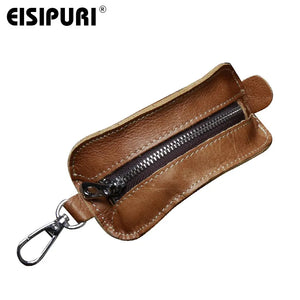 Leather Key Wallet Pouch Business Men Key Case Bag Holder