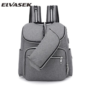 ELVASEK Large-Capacity Mommy Bag Backpack