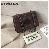 Small Shoulder Bag with Rivet Chain for Women