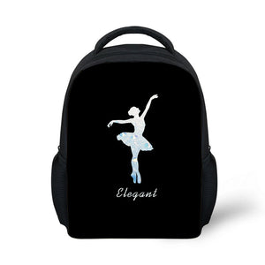 Angel Wing Print Small School Bags For Girls Boys Satchels Music Note