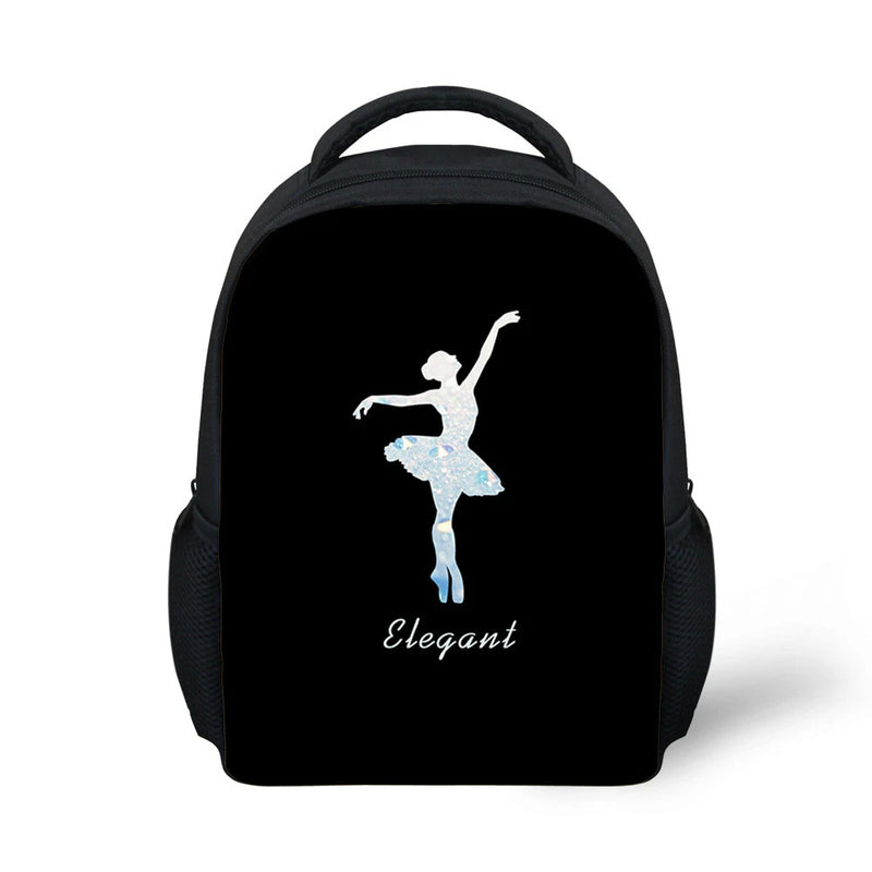 Angel Wing Print Small School Bags For Girls Boys Satchels Music Note