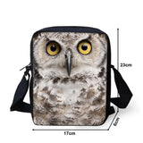 Ghost Cat Print Shoulder Bag Lady Messenger Travel Handbag Crossbody Tote