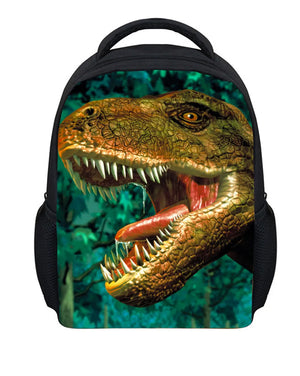 Dinosaur Printing School Backpack For Boys Girls