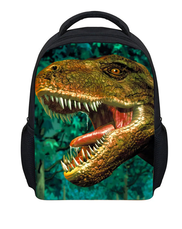 Dinosaur Printing School Backpack For Boys Girls