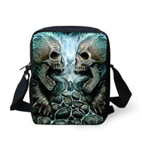 Punk Skull Printing Crossbody Bag for Women