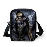 Punk Skull Printing Crossbody Bag for Women