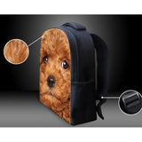 ELVISWORDS Kids School Bag 3D Music Piano Notes Backpack for Kindergarten