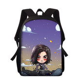 Battle Angel Print School Bag For Teenagers