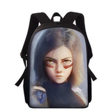 Battle Angel Print School Bag For Teenagers
