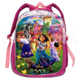 ENCANTO Girls School Bags Children Backpack Cartoon Princess Schoolbag Mirabel M