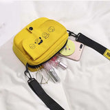 Cartoon Canvas Shoulder Bag for Women