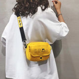 Cartoon Canvas Shoulder Bag for Women