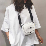 Cartoon Canvas Shoulder Bag for Women