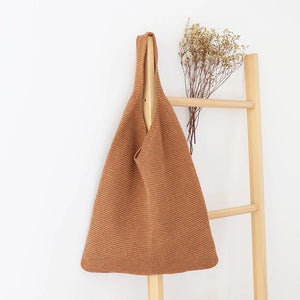 Enjoyce Knitted Bag One-Shoulder Hand Shopping Bags