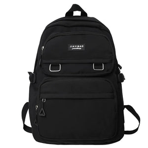 Waterproof Nylon Travel Backpack for Girls Students Schoolbag