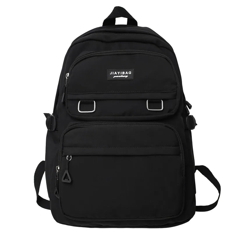 Waterproof Nylon Travel Backpack for Girls Students Schoolbag