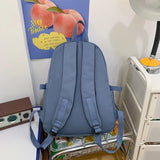 Waterproof Nylon Travel Backpack for Girls Students Schoolbag
