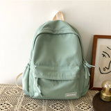 Waterproof Nylon Women School Backpack Girls Travel Bag