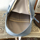 Waterproof Nylon Women School Backpack Girls Travel Bag