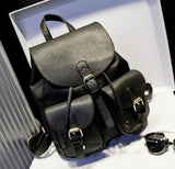ETN BAG 081016 Lady Leather Backpack Casual Travel Bag