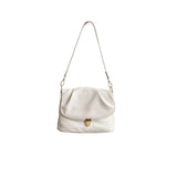 Spring & French Soft-Faced Handbag Large Capacity Pleated Small Square Bag
