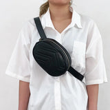Women's Saddle Waist Bags in Pu Leather