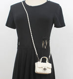 Women Mini Small Pockets Chain Green Bag Korea All-Match