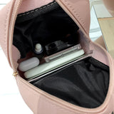 Mini Women's Backpacks PU Leather Multi-Function Ladies Phone Pouch Pack Female