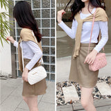 Chain Ladies Crossbody Bags Tassel Small Messenger Bag for Women
