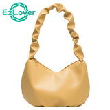 EZlover Women's PU Sling Package Zipper Shoulder Bag Summer Tote Female Leather