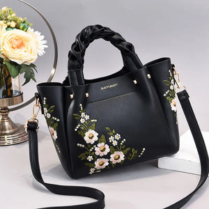 Early Autumn Female Handbag All-match Messenger Bag Embroide