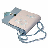 Floral Embroidery Messenger Bag Crossbody Cellphone Purse