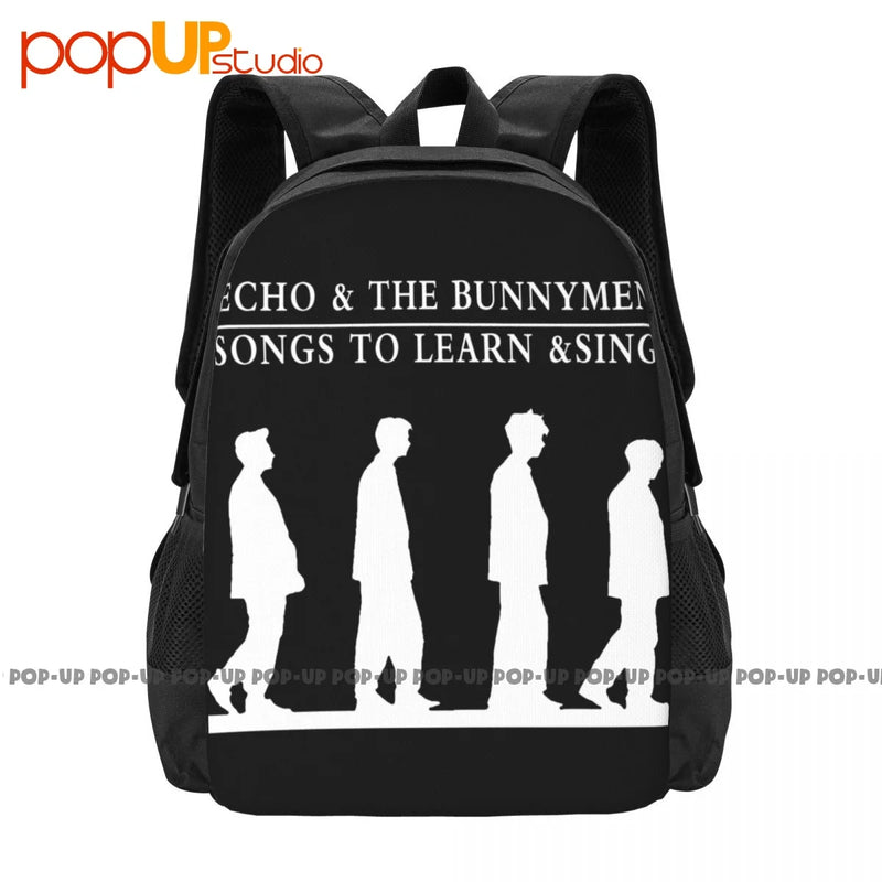 Echo And The Bunnymen Men's Rock Band Backpack