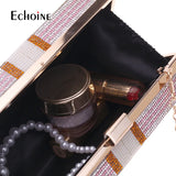Echoine Diamond Crystal Dollar Evening Clutch Wedding Purse