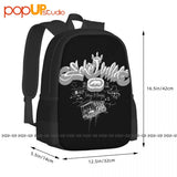 Ecko_Unltd Graphic Backpack Large Capacity School Softback Shopping Bag