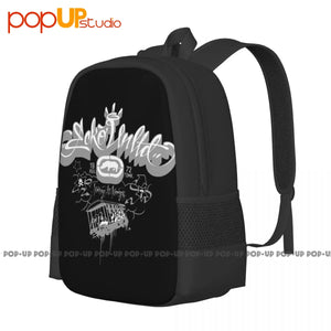 Ecko_Unltd Graphic Backpack Large Capacity School Softback Shopping Bag