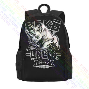 Ecko_Unltd. Large Capacity Backpack Print Schoolbag Gymnast Bag Bags For Travel