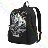 Ecko_Unltd. Large Capacity Backpack Print Schoolbag Gymnast Bag Bags For Travel
