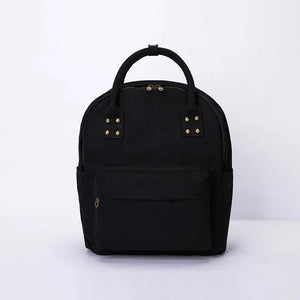 Eco Cotton Canvas Small Backpack Women Girls