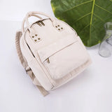 Eco Cotton Canvas Small Backpack Women Girls