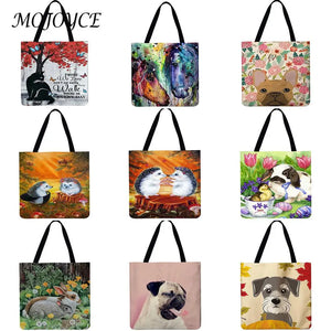 Eco-Friendly Folding Shopping Bag Reusable Portable Shoulder Handbag