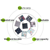 Eco Nylon Shopping Tote Bags Foldable Grocery Pouch