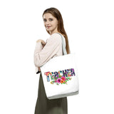 Eco Friendly School Teacher Gift Tote Bag Women's Shoulder Shopper Bag