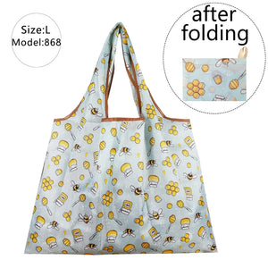 Eco Friendly Foldable Tote Bag for Travel Grocery Shopping