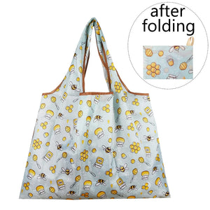 Eco Friendly Foldable Tote Bag for Travel Grocery Shopping