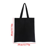 Eco-Friendly Canvas Tote Shoulder Bag for Girls Women Handbag