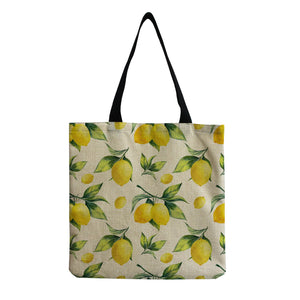 Foldable Lemon Tote Eco Shoulder Bag