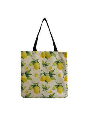 Foldable Lemon Tote Eco Shoulder Bag