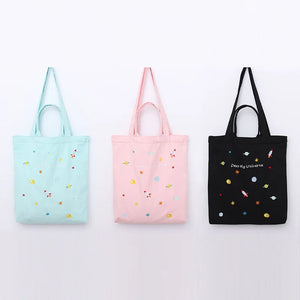 Eco Recyclable Tote Bag Shopping Reusable Cloth Cherry